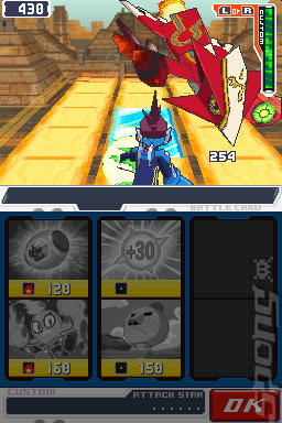 Mega Man Star Force 2: Zerker X Ninja - DS/DSi Screen