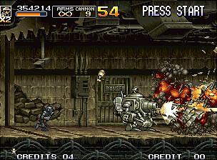 Metal Slug 4 - PS2 Screen