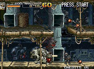 Metal Slug 4 - PS2 Screen