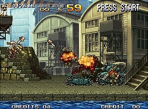 Metal Slug 4 - PS2 Screen