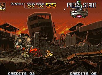 Metal Slug 4 - PS2 Screen