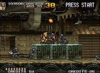 Metal Slug 4 - PS2 Screen