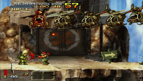 Metal Slug XX - PSP Screen