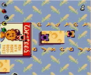 Micro Machines V3 - Game Boy Color Screen