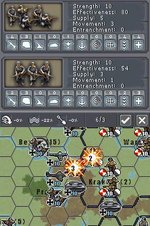 Military History Commander: Europe At War - DS/DSi Screen
