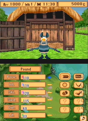 Monster Rancher DS - DS/DSi Screen