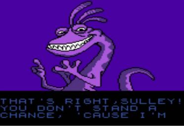 Monsters, Inc. - Game Boy Color Screen