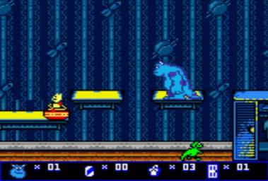 Monsters, Inc. - Game Boy Color Screen