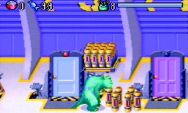 Monsters, Inc. - GBA Screen