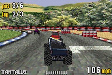 Monster Truck Madness - GBA Screen