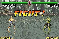 Mortal Kombat: Tournament Edition - GBA Screen