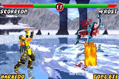 Mortal Kombat: Deadly Alliance - GBA Screen