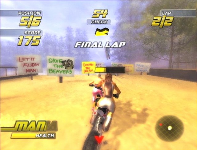 Motocross Mania 3 - PS2 Screen