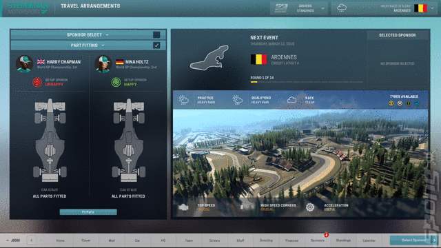 Motorsport Manager - Mac Screen