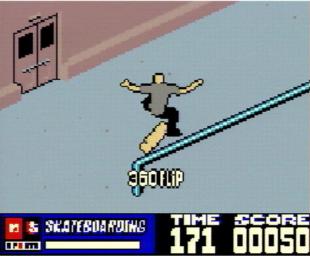 MTV Skateboarding - Game Boy Color Screen