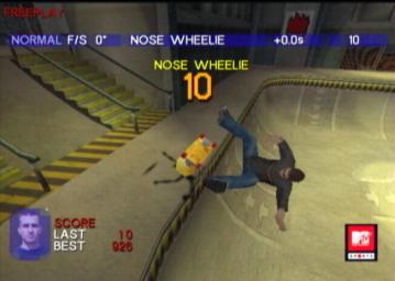 MTV Skateboarding - PC Screen