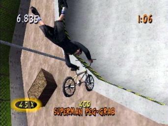 MTV Sports TJ Lavin's Ultimate BMX - PlayStation Screen