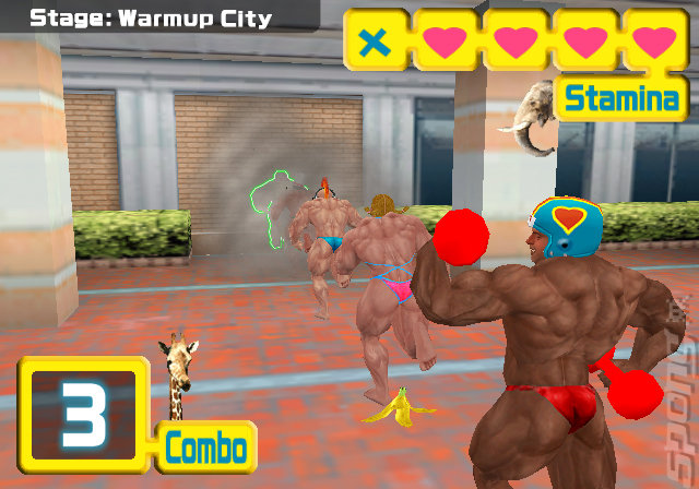 Muscle March - Wii Screen