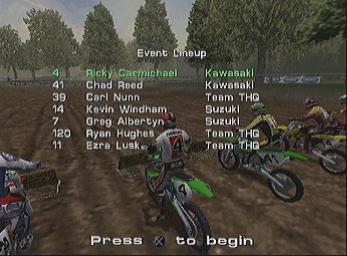 MX 2002 featuring Ricky Carmichael - PS2 Screen