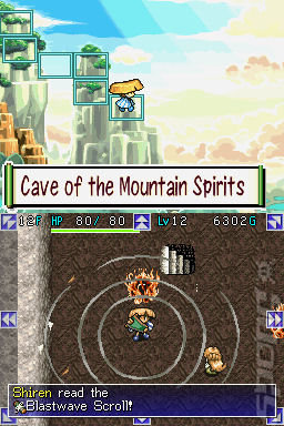 Mystery Dungeon: Shiren the Wanderer - DS/DSi Screen