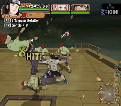 Naruto: Uzumaki Chronicles - PS2 Screen