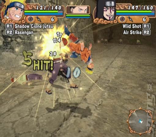 Naruto: Uzumaki Chronicles 2 - PS2 Screen