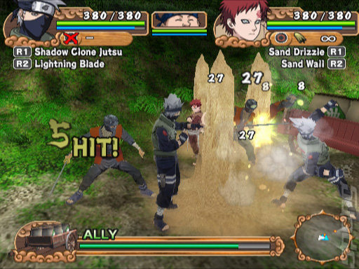 Naruto: Uzumaki Chronicles 2 - PS2 Screen