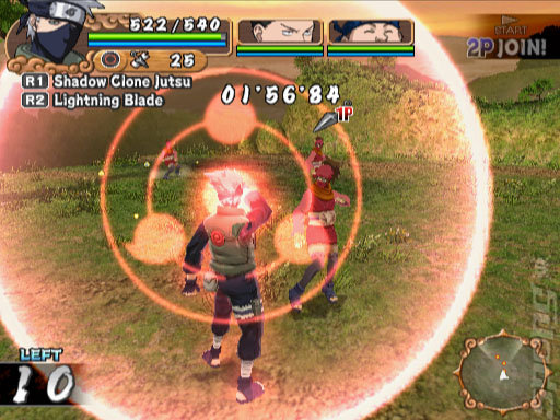 Naruto: Uzumaki Chronicles 2 - PS2 Screen