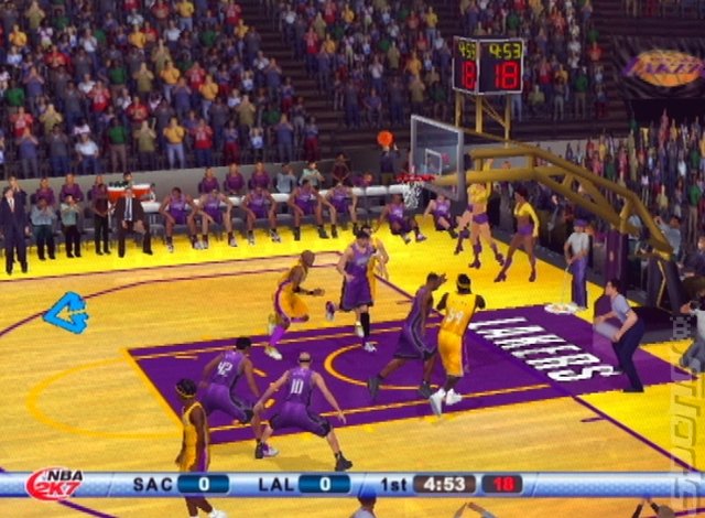 NBA 2K7 - PS2 Screen