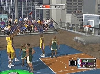 NBA Courtside 2002 - GameCube Screen