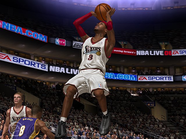NBA Live 06 - GameCube Screen