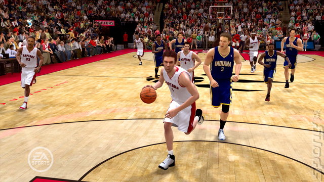 NBA Live 09 All-Play - Wii Screen