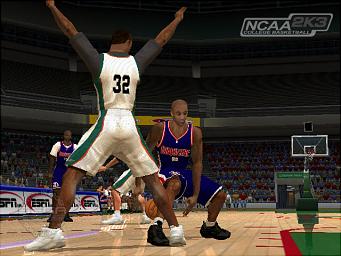 NCAA College Basketball 2K3 - PS2 Screen