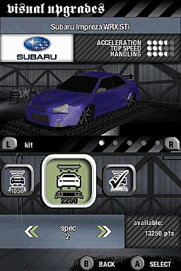 Need For Speed: Most Wanted - DS/DSi Screen
