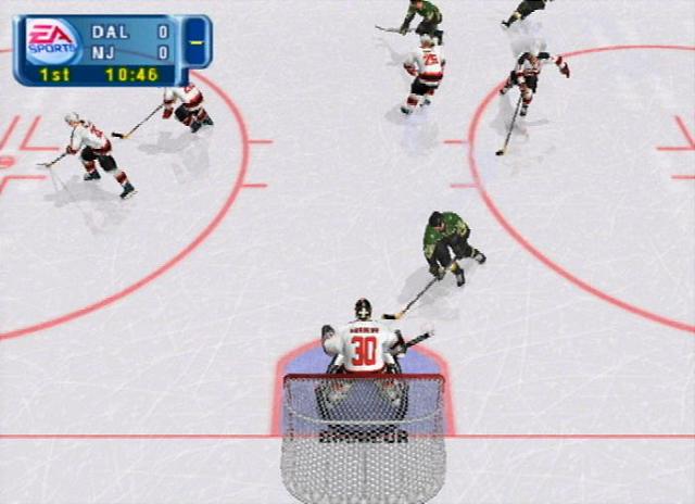 NHL 2001 - PS2 Screen