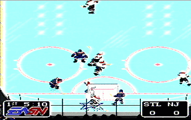 NHLPA Hockey '93 - SNES Screen