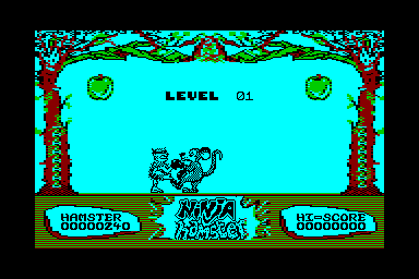 Ninja Hamster - C64 Screen