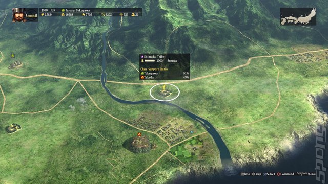 Nobunaga's Ambition: Sphere of Influence - PS4 Screen