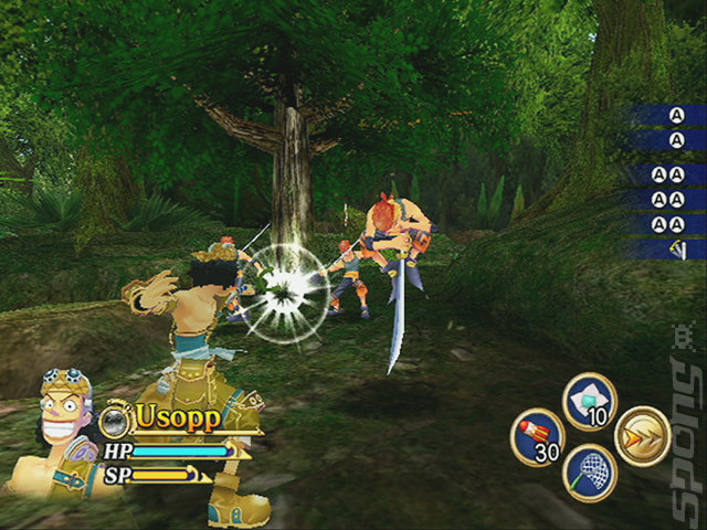 One Piece: Unlimited Adventure - Wii Screen