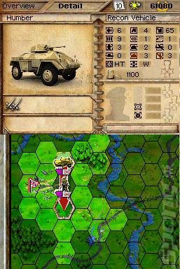 Panzer Tactics DS - DS/DSi Screen