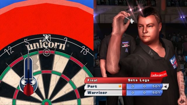 PDC World Championship Darts 2008 - Xbox 360 Screen