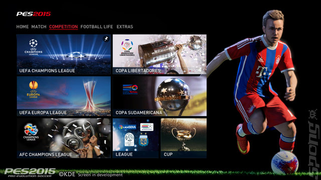 PES 2015 - PS3 Screen