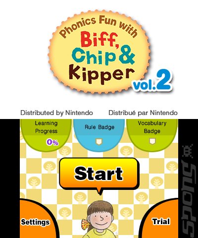 Phonics Fun with Biff, Chip & Kipper: Vol 2 - 3DS/2DS Screen