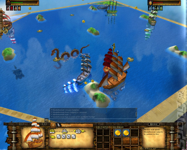 Pirates Constructible Strategy Game Online - PC Screen