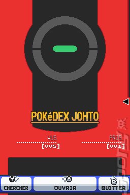 Pok�mon HeartGold Version - DS/DSi Screen
