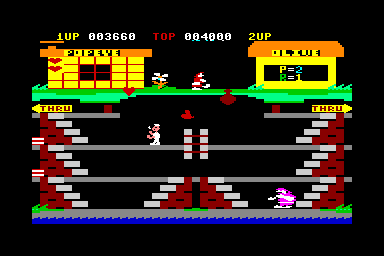 Popeye - C64 Screen