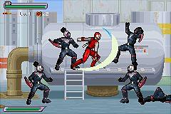 Power Rangers: Ninja Storm - GBA Screen