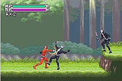Power Rangers: Space Force Delta - GBA Screen