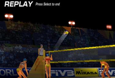 Power Spike: Pro Beach Volleyball - PlayStation Screen