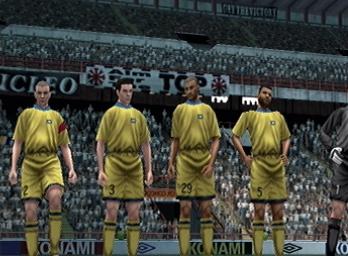 Pro Evolution Soccer - PS2 Screen